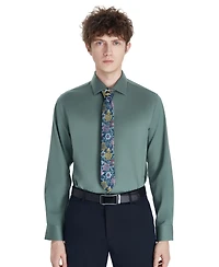 Bar Iii Men's Sateen Solid Dress Shirt, Macy's Exclusive