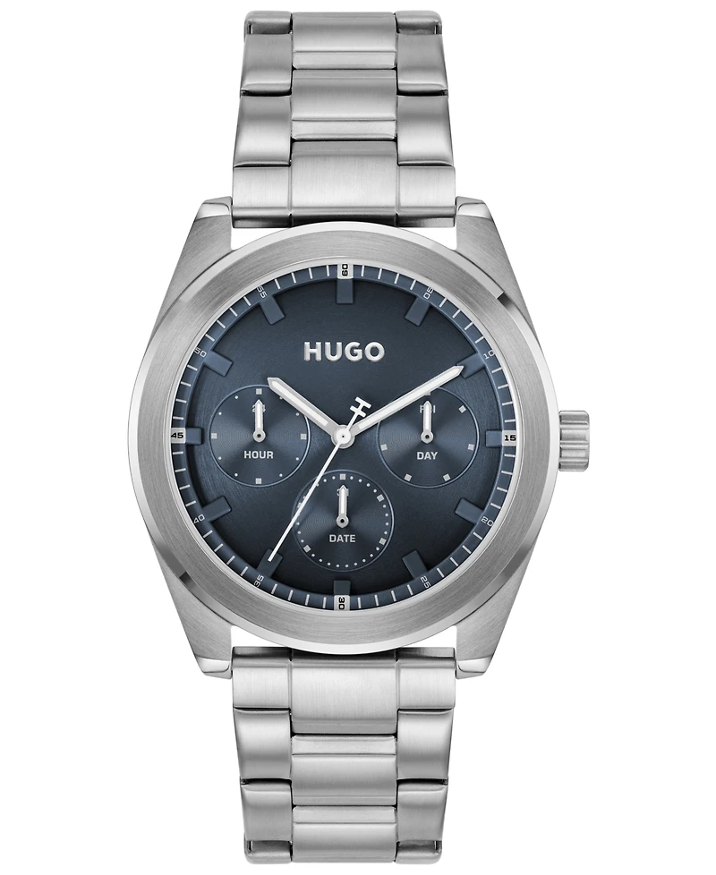 Hugo Boss Men's Bright Sport Quartz Multifunction Stainless Steel Watch, 42mm