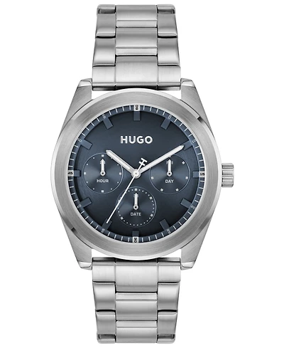 Hugo Boss Men's Bright Sport Quartz Multifunction Stainless Steel Watch, 42mm