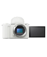 Sony Alpha Zv-E10 Ii Mirrorless Camera, White, Bundle with Extreme Pro 64GB Memory Card and Shoulder Bag