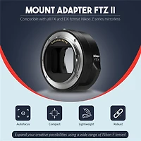 Nikon Z fc Dx-Format Mirrorless Camera with Mount Adapter Ftz, Candisk Pro 64GB, Alpine 120, ProOp Cleaning Kit