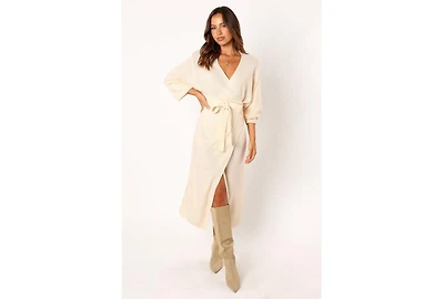 Petal and Pup Women's Nova Wrap Knit Midi Dress