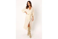 Petal and Pup Women's Nova Wrap Knit Midi Dress