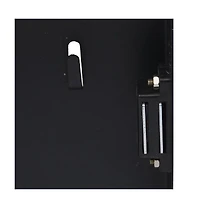 vidaXL Key Box with Magnetic Board Black 11.8"x7.9"x1.6"