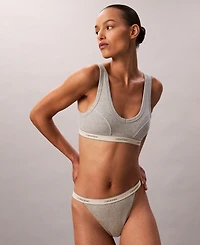 Calvin Klein Women's Heritage Cotton Lightly Lined Bralette QF8594