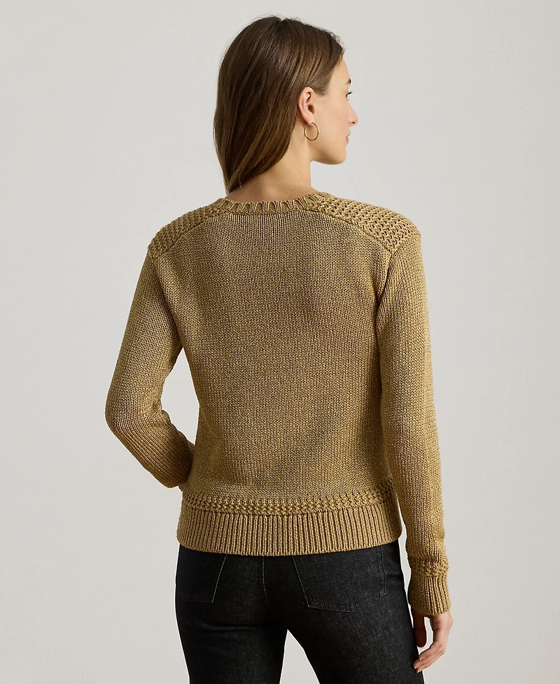 Lauren Ralph Petite Crewneck Sweater