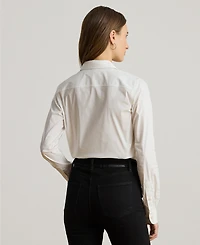 Lauren Ralph Lauren Petite Classic Fit Point Collar Shirt