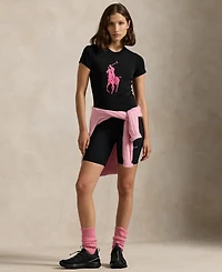 Polo Ralph Lauren Women's Pink Pony Crewneck T-Shirt