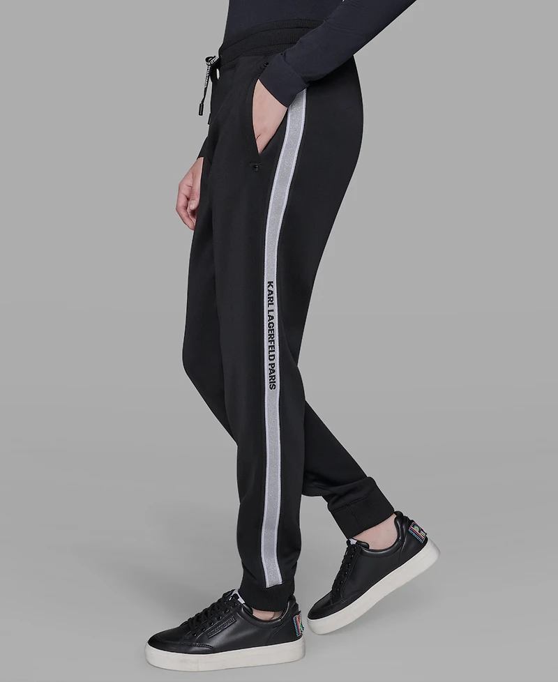 Karl Lagerfeld Paris Petite Logo Detail Joggers