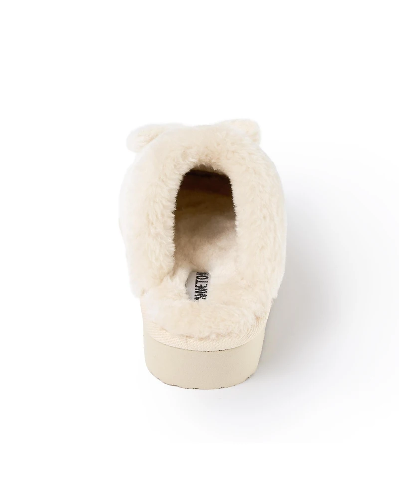 Minnetonka Women's Bowelle Scuff Sweater Knit Slippers