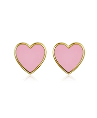 Anna Zuckerman Petit Love Studs in Pink
