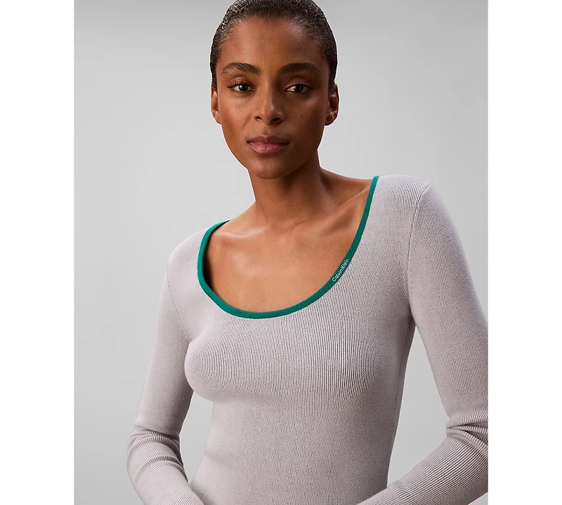 Calvin Klein Jeans Women's Long Sleeve Top