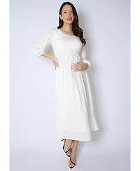 Tiffany Rose Maternity Isla Ribbed Jersey Dress