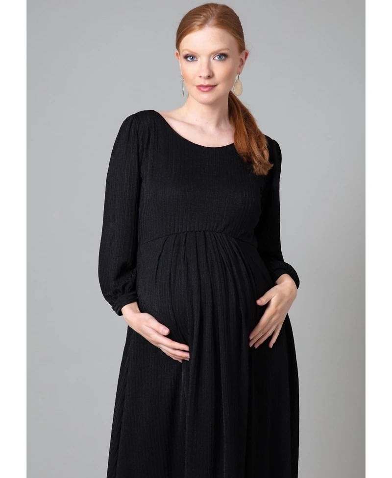 Tiffany Rose Maternity Isla Ribbed Jersey Dress