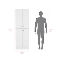 We Have Furniture Pantry Cabinet Coahoma, Kitchen, White