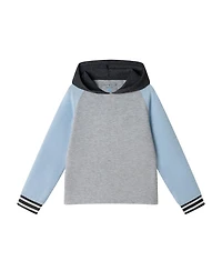 Andy & Evan Big Boys Toddler/Child Lt Blue Raglan Hooded Tee