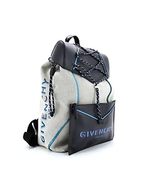 Pre-Owned Givenchy Large Bond Backpack Canvas with Leather