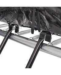 Jumpking 7ft x 10ft Rectangular Trampoline with Patented Safety Enclosure, Heavy-Duty Frame, and Powder-Coated Ladder