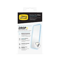 OtterBox Premium Pro Glass Antimicrobial Blue Light Screen Protector for Apple iPhone 15