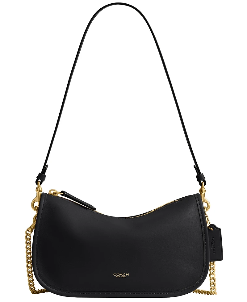 Coach Waverly Small Leather Shoulder Bag