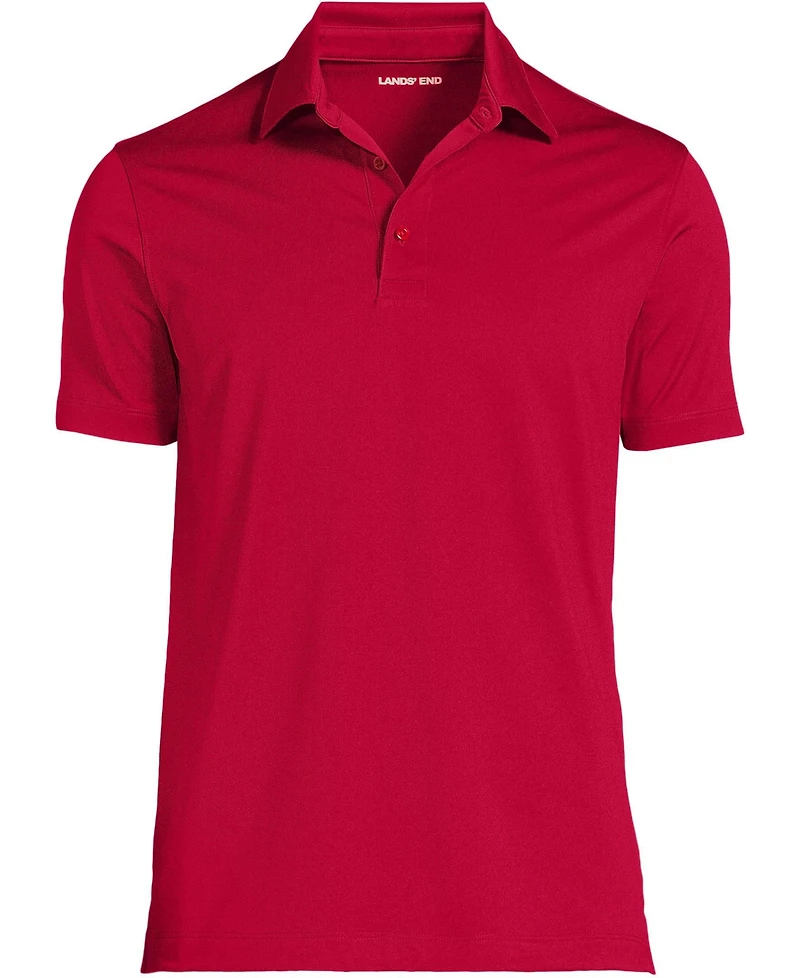 Lands' End Men's School Uniform Rapid Dry Short Sleeve Modern Fit Polo