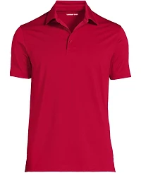 Lands' End Men's School Uniform Rapid Dry Short Sleeve Modern Fit Polo