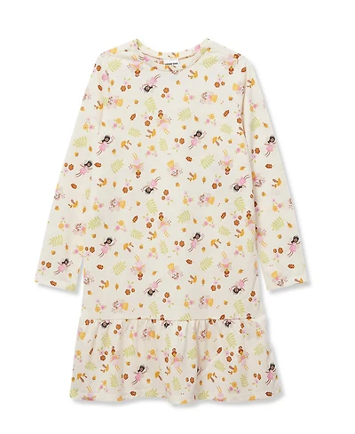 Lands' End Girls Long Sleeve Jersey Nightgown