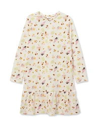 Lands' End Girls Long Sleeve Jersey Nightgown