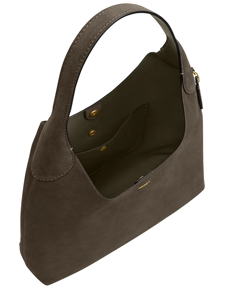 Coach Suede Brooklyn Extra-Large Shoulder Bag 39