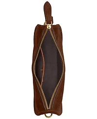 Coach Waverly Small Suede Shoulder Bag