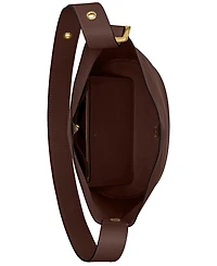 Coach Bleecker Medium Leather Bucket Bag