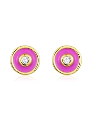 Anna Zuckerman Petit Bubble Earrings in Rose