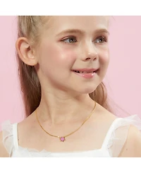 Anna Zuckerman Petit Star of David Necklace in Rose