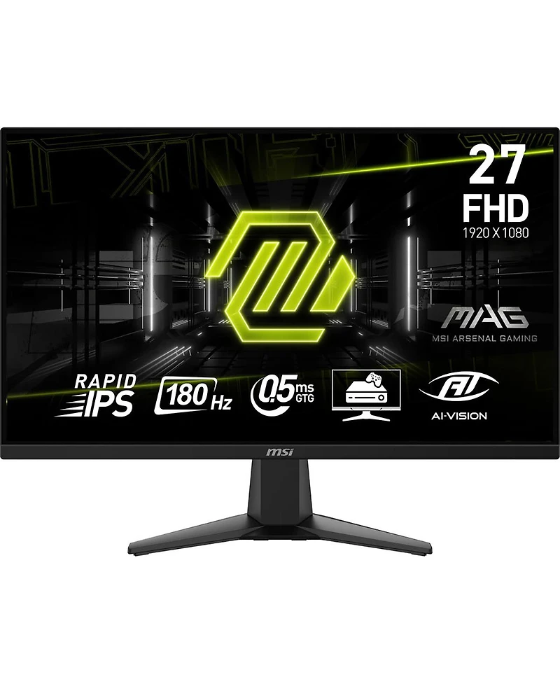 Msi Mag 242F 23.8" 16:9 Full Hd 200Hz Ips Lcd Hdr Gaming Monitor, Black