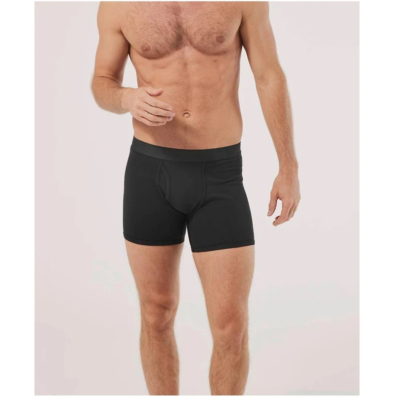 Pact Men's Organic Cotton Everyday Boxer Brief 4-Pack