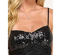 Emerald Sundae Women's Sequin Detail Dress