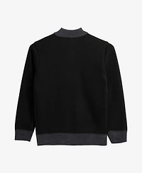 Xray Boy's Quarter Zipper Fleece Flannel Lining Sweater
