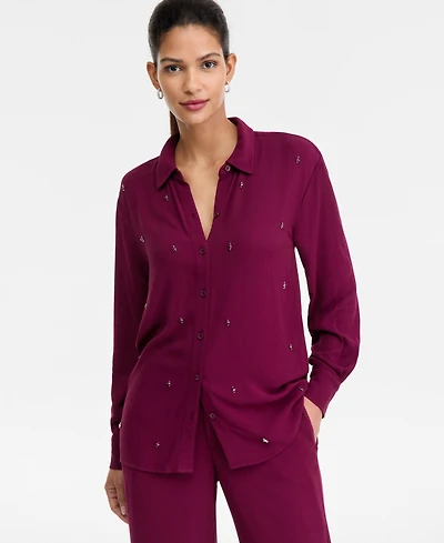 I.n.c. International Concepts Women's Embellished Top