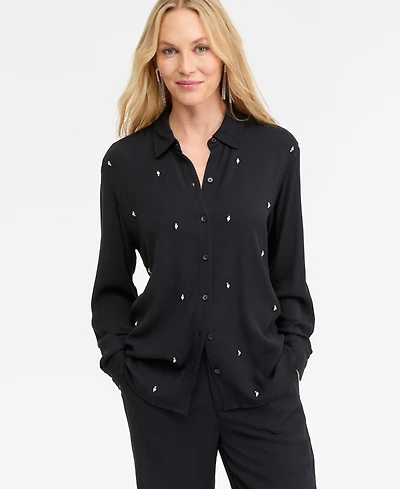 I.n.c. International Concepts Women's Embellished Top