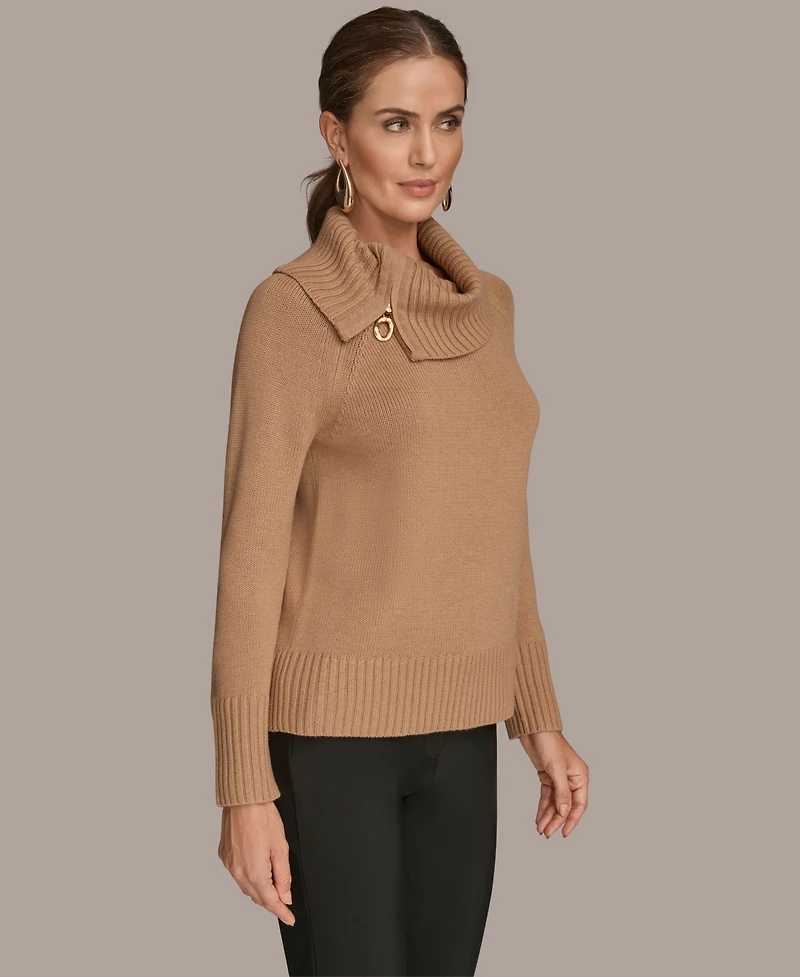 Donna Karan New York Women's Asymmetric Sweater