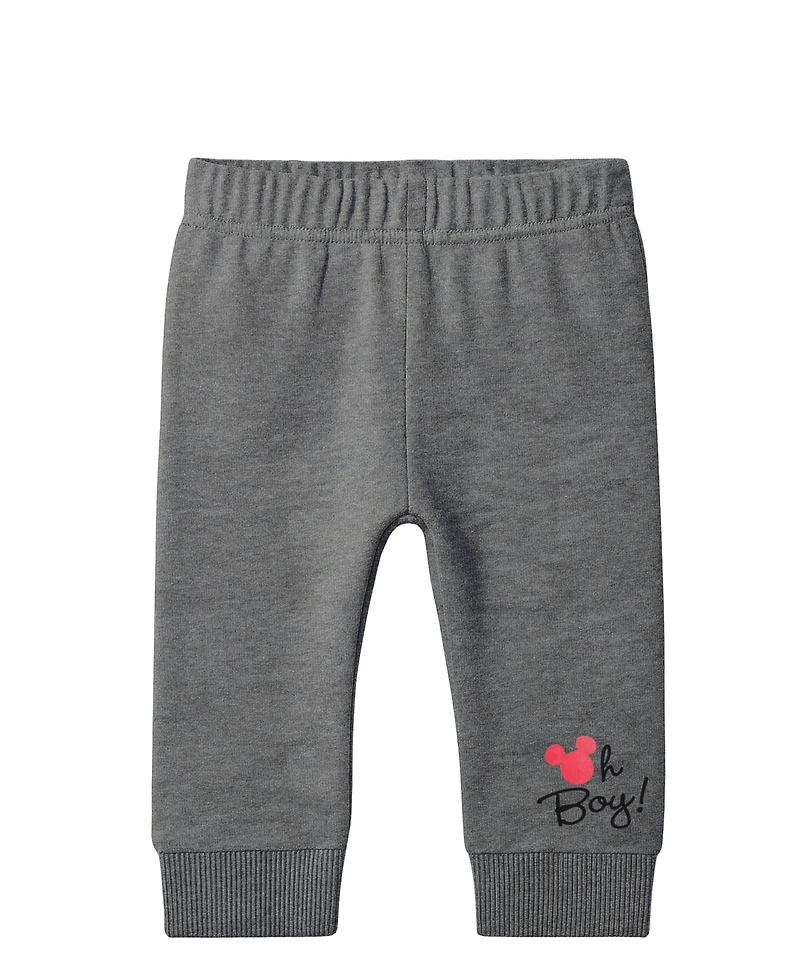 Disney Baby Boys 3-Piece Mickey Vest, T-Shirt and Joggers Set