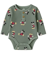 Disney Baby Boys 3-Piece Mickey Mouse Bodysuit, Hat and Pants Set