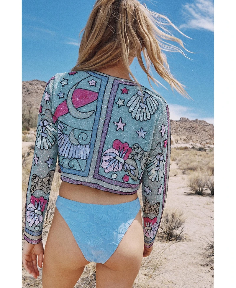 Nasty Gal Women's Celestial Placement Beaded Jacket