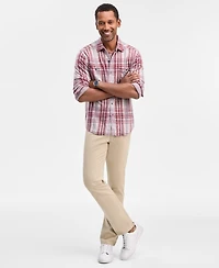 Tommy Bahama Men's Fireside Santa Fe Stretch Flannel Shirt