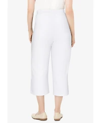 Woman Within Plus Easy Going Knit Capri