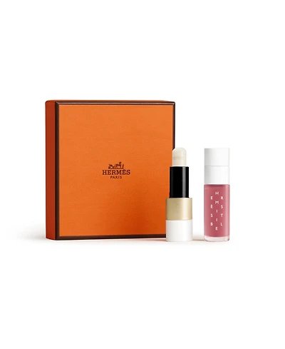 HERMES 2-Pc. Rouge Lip Balm and Hermesistible Lip Oil Pre-Composed Gift Set