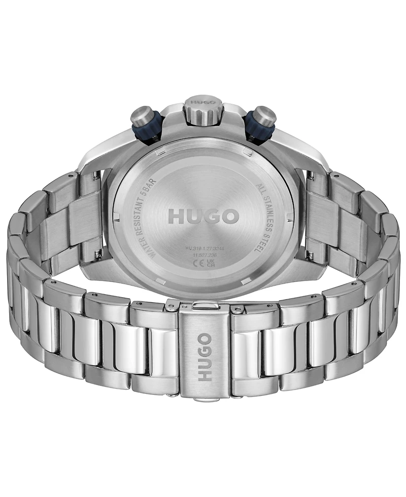 Hugo Boss Men's Dive Quartz Multifunction Stainless Steel Watch, 44mm
