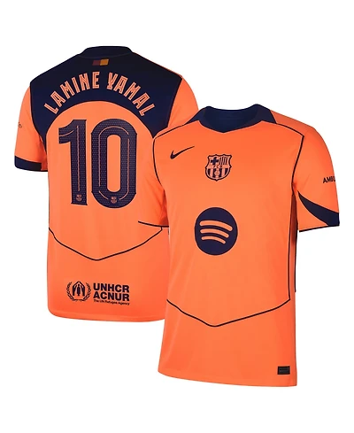 Nike Men's Lamine Yamal Orange Barcelona 2025/26 Third Replica Player Jersey