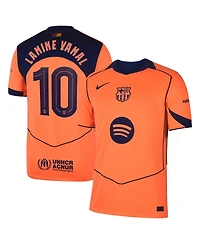 Nike Men's Lamine Yamal Orange Barcelona 2025/26 Third Replica Player Jersey