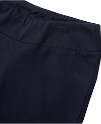 Lands' End Girls Tough Cotton Flare Leggings